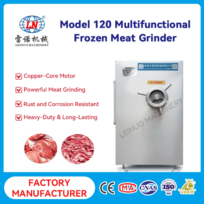 JR-120 commercial high-power stainless steel meat grinder can be used for fresh meat  frozen meat  sausage and vegetables - Meat Grinder - foodmachtech